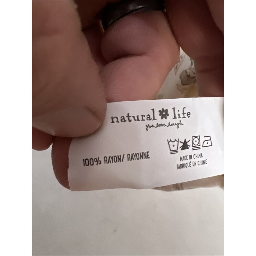 NATURAL LIFE Floral Sundress in Cream, Green & Rust - Picture 6 of 10
